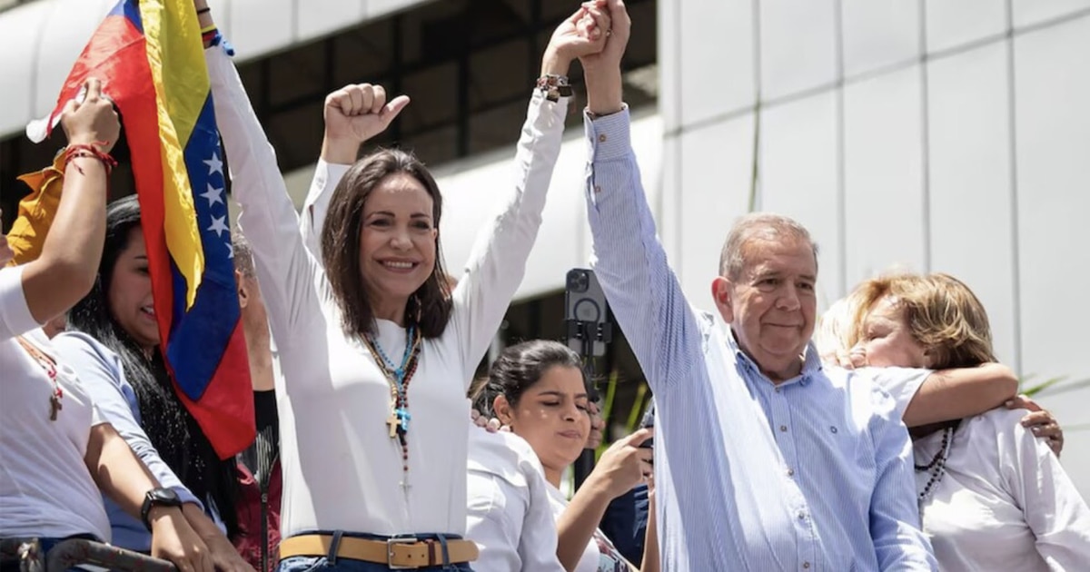 María Corina Machado y Edmundo González Urrutia solicitan apoyo de la ONU para una transición democrática en Venezuela